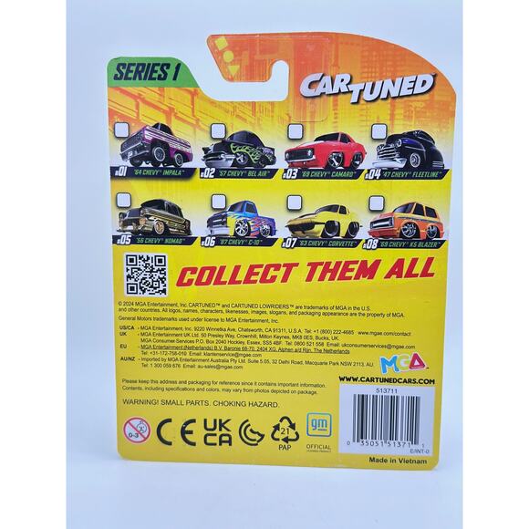 Car Tuned Series 1 1956 Chevy Nomad #05 Black New - Picture 2 of 2